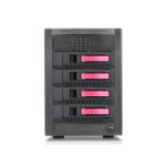 iStarUSA JAGE5BT4HDRD-M1 disk array Desktop Black, Red
