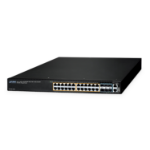 PLANET SGS-6341-24P6X network switch Managed L3 Gigabit Ethernet (10/100/1000) Power over Ethernet (PoE) 1U Black