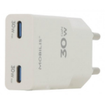 Mobilis 020026 mobile device charger Universal White AC Fast charging Indoor