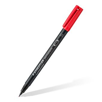 Staedtler Lumocolor 313 WP4 permanent marker Black, Blue, Green, Red 4 pc(s)