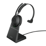 Jabra Evolve2 65, UC Mono Headset Wireless Head-band Office/Call center USB Type-C Bluetooth Black