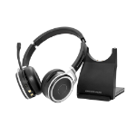 Grandstream Networks GUV3050 headphones/headset Head-band USB Type-A Bluetooth Black, Silver