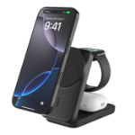 Belkin WIZ036MYBK mobile device charger Headphones, Smartphone Black USB Wireless charging Fast charging Indoor