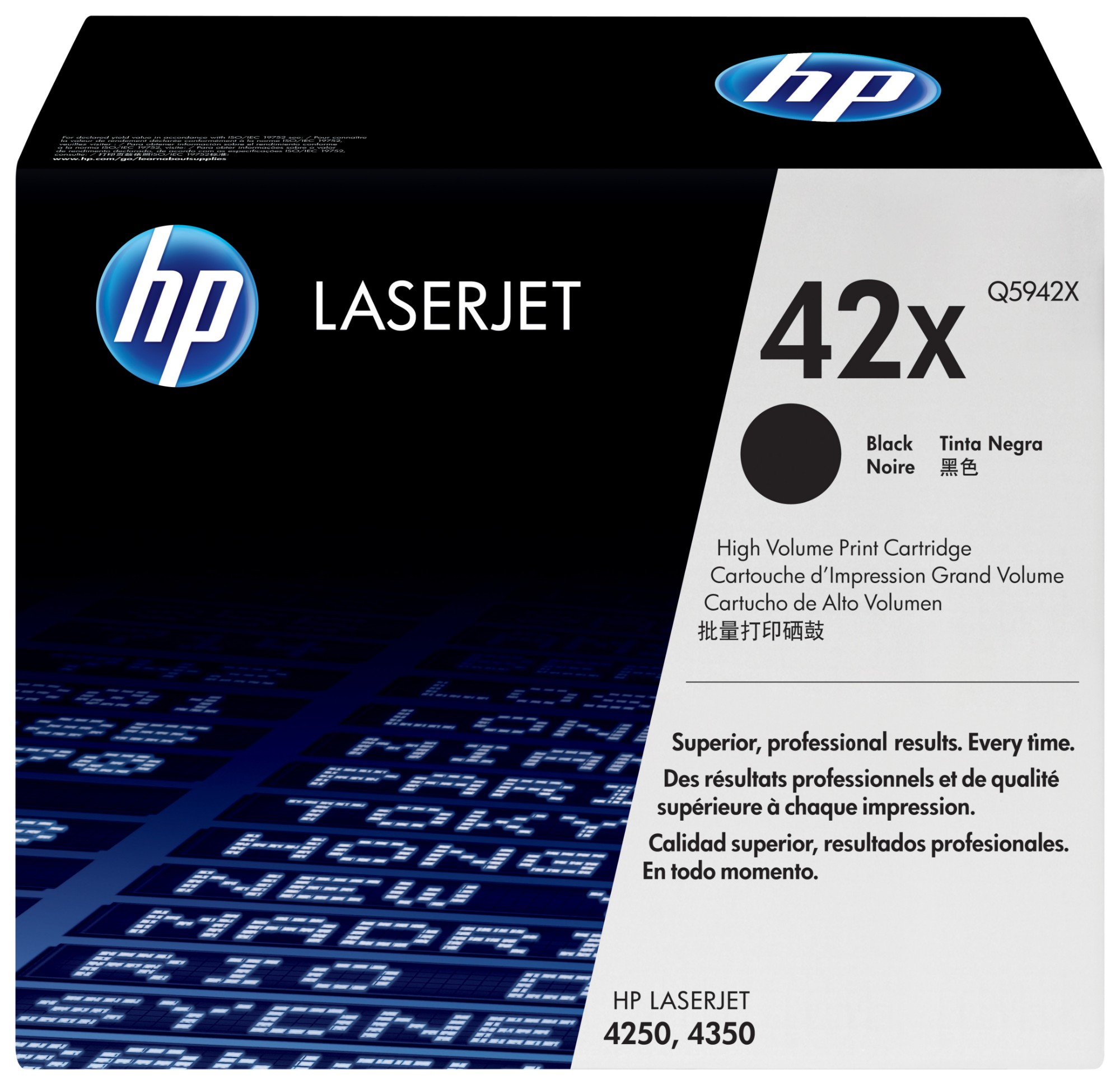 HP Q5942X/42X Toner cartridge black high-capacity. 20K pages ISO/IEC 1