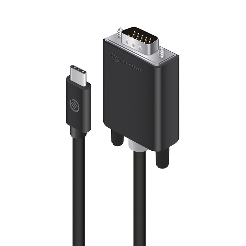 Image of ALOGIC 2m USB-C to VGA Cable - Male to Male - Premium Retail Box...