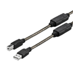 Vivolink PROUSBAB20 USB cable 20 m USB 2.0 USB A USB B Black