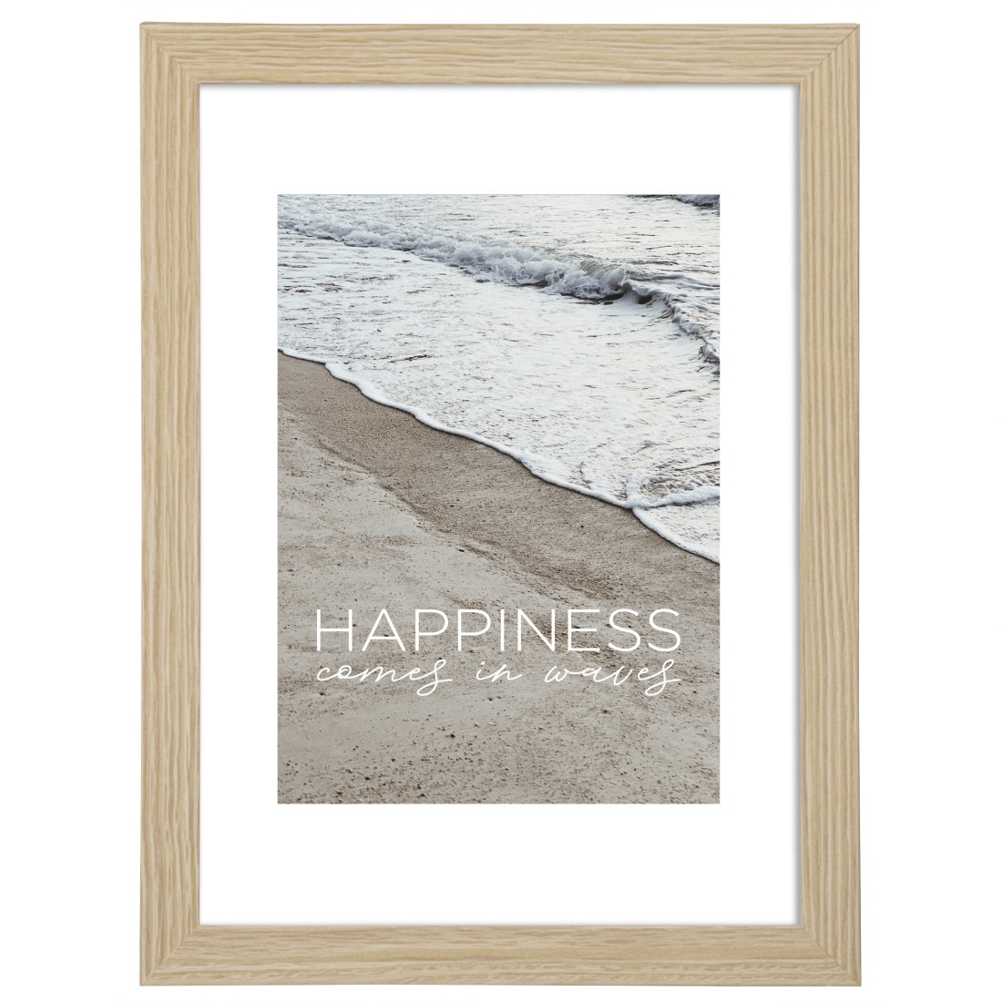 Image of Hama Waves - Glass - MDF - Oak - Single picture frame - Wall - 20...