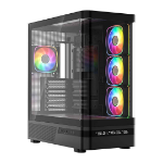 Modecom Volcano Volcano AQ200 ARGB Midi Black