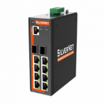 SilverNet SIL 73208MP-BT network switch Managed L2 Gigabit Ethernet (10/100/1000) Power over Ethernet (PoE) Black