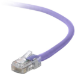 Belkin Cat5e, 4ft, 1 x RJ-45, 1 x RJ-45, Purple networking cable 47.2" (1.2 m)