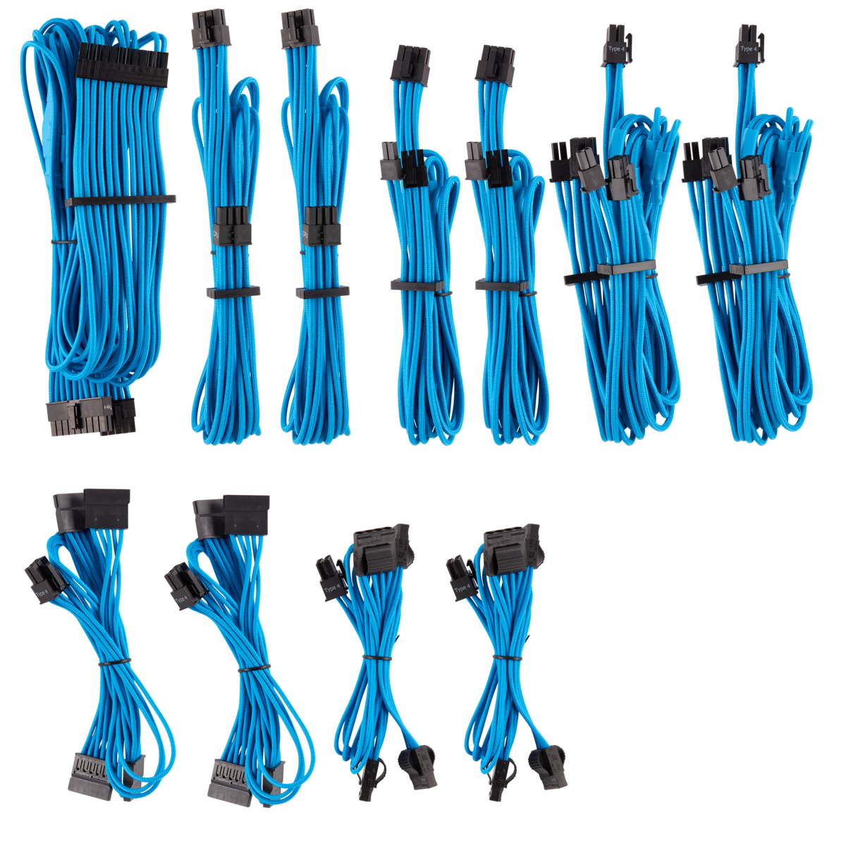 Image of Corsair CP-8920225 SATA cable 0.3 m Blue