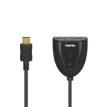 Hama 00205161 HDMI cable HDMI Type A (Standard) 2 x HDMI Type A (Standard) Black