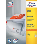 Avery General Usage Labels, White, 52,5 x 21,2 mm