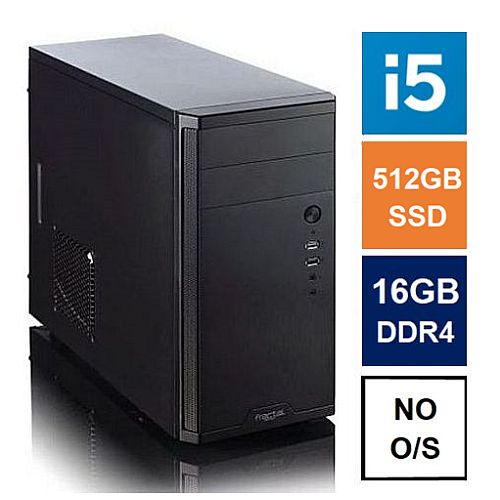 Image of SPIRE PC Spire MATX Tower PC Fractal Core 1100 Case i5-11400 16GB...