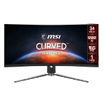 MSI MPG Artymis 343CQRDE computer monitor 86.4 cm (34") 3440 x 1440 pixels Wide Quad HD LED Black