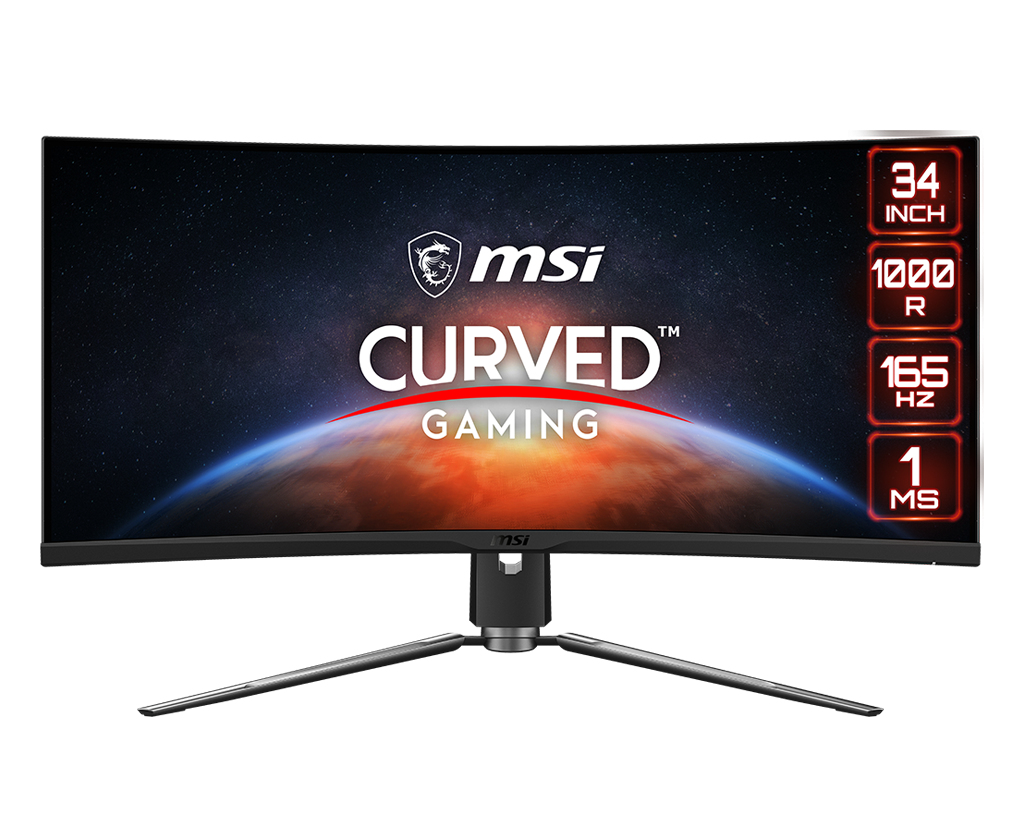 Image of MSI MPG Artymis 343CQRDE 86.4 cm (34") 3440 x 1440 pixels Wide...