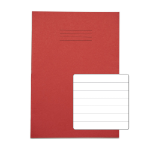 Rhino A4 Exercise Book 32 Page Red F12 (Pack of 100)