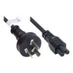 Alcasa P8005-S018 power cable Black 1.8 m Power plug type I C5 coupler