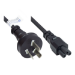 Alcasa P8005-S018 power cable Black 1.8 m Power plug type I C5 coupler