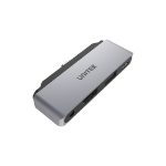 UNITEK D1034A laptop dock/port replicator USB 3.2 Gen 1 (3.1 Gen 1) Type-C Black, Grey