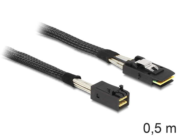 83388 DELOCK SAS Kabel Mini SAS HD -> Mini SAS 36Pin St/St 0.50