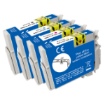 G&G Image 14811/NP-R2-0711-4 Ink cartridge multi pack Bk,C,M,Y, 4x1.63K pages 45.6ml Pack=4 (replaces Epson T0715) for Epson Stylus BX 310/600/D 120/D 78/S 20