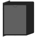 Ergonomic Solutions Separate PLU pockets -BLACK-