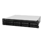 Synology RackStation RS1221RP+ serveur de stockage NAS Rack (2 U) Ryzen Embedded V1500B 4 Go DDR4 DiskStation Manager Noir