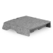 BakkerElkhuizen Q-Riser 50 Circular 76,2 cm (30") Bureau Grijs