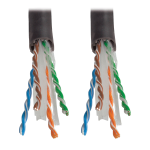 Tripp Lite N222-01K-BK networking cable Black 12000" (304.8 m) Cat6 U/UTP (UTP)