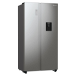 Fridgemaster MS91547DFE side-by-side refrigerator Freestanding 547 L E Silver