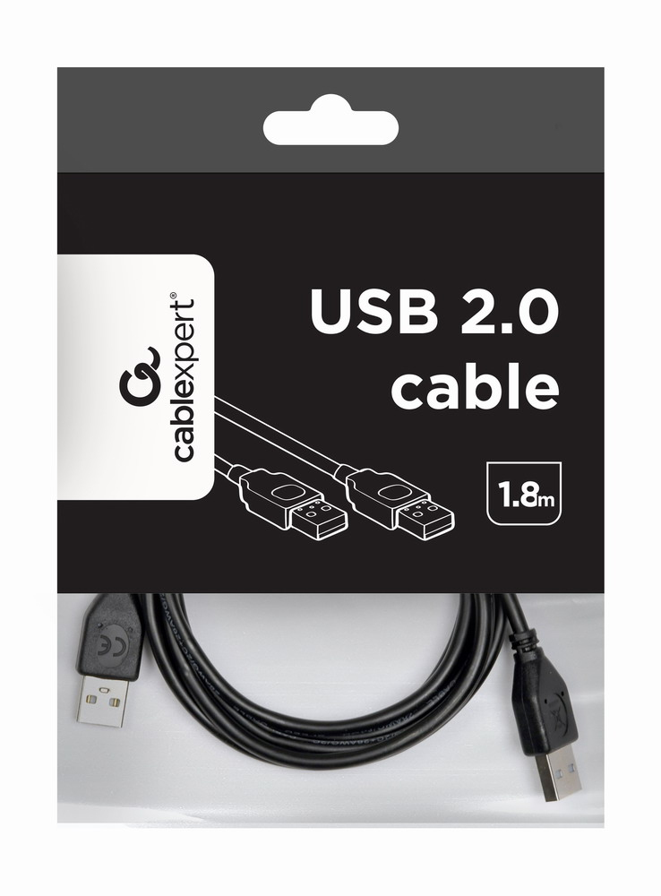 Gembird CCP-USB2-AMAM-6 USB cable USB 2.0 1.8 m USB A Black