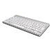 R-Go Tools Ergonomic keyboard R-Go Compact Break, compact keyboard with break software, AZERTY (FR), Bluetooth, white