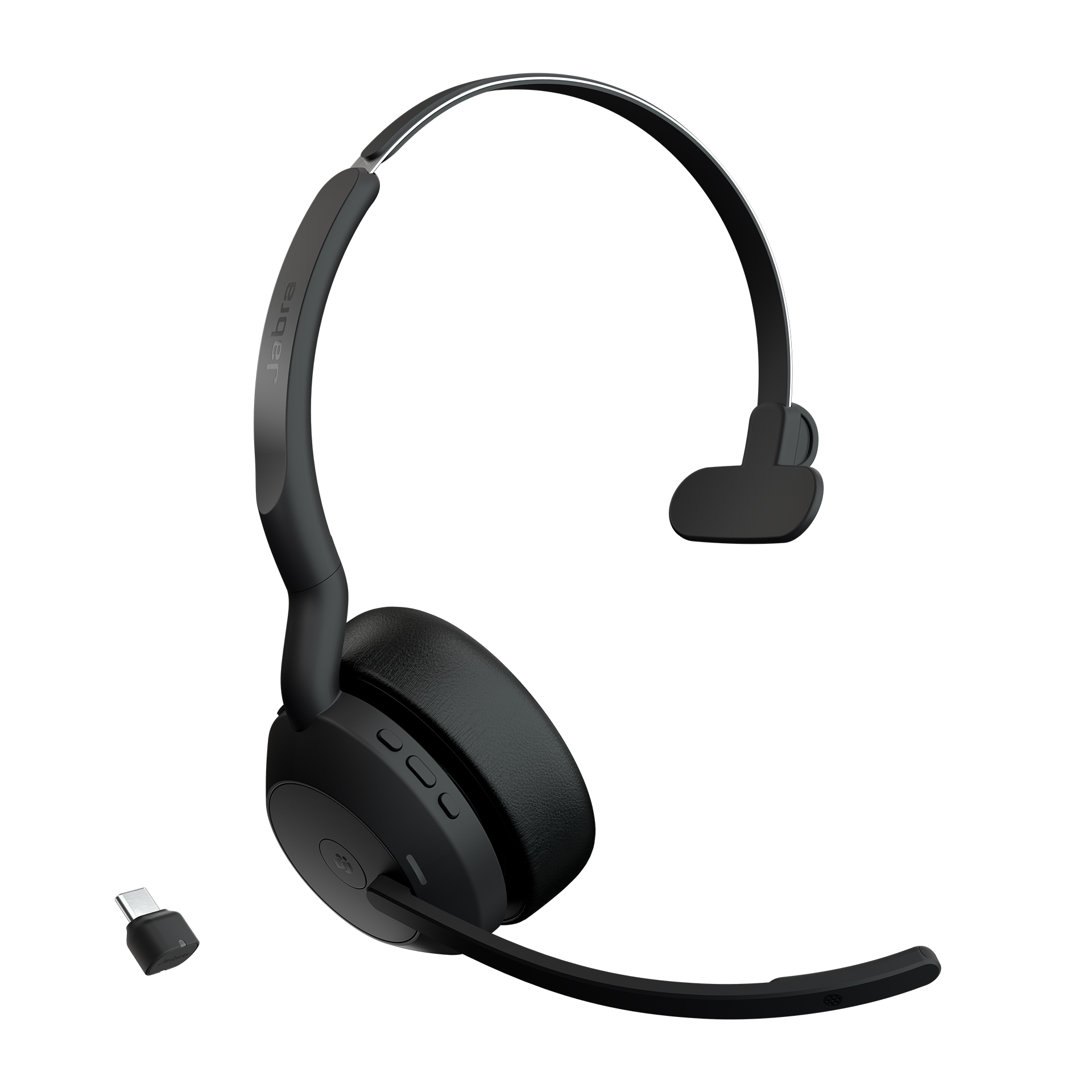 Photos - Headphones Jabra Evolve2 55 - Link380c MS Mono 25599-899-899 