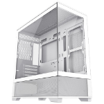 GAMEMAX Vista Mini White MATX Gaming Case with Tempered Glass Front and Side Panels with 3 x FN12A-C8I 120mm Infinity Fans Installed