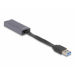 DeLOCK 66247 cable gender changer RJ-45 USB A Grey