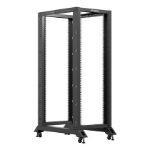 Lanberg OR01-6032-B rack 32U Vrijstaande rek Zwart