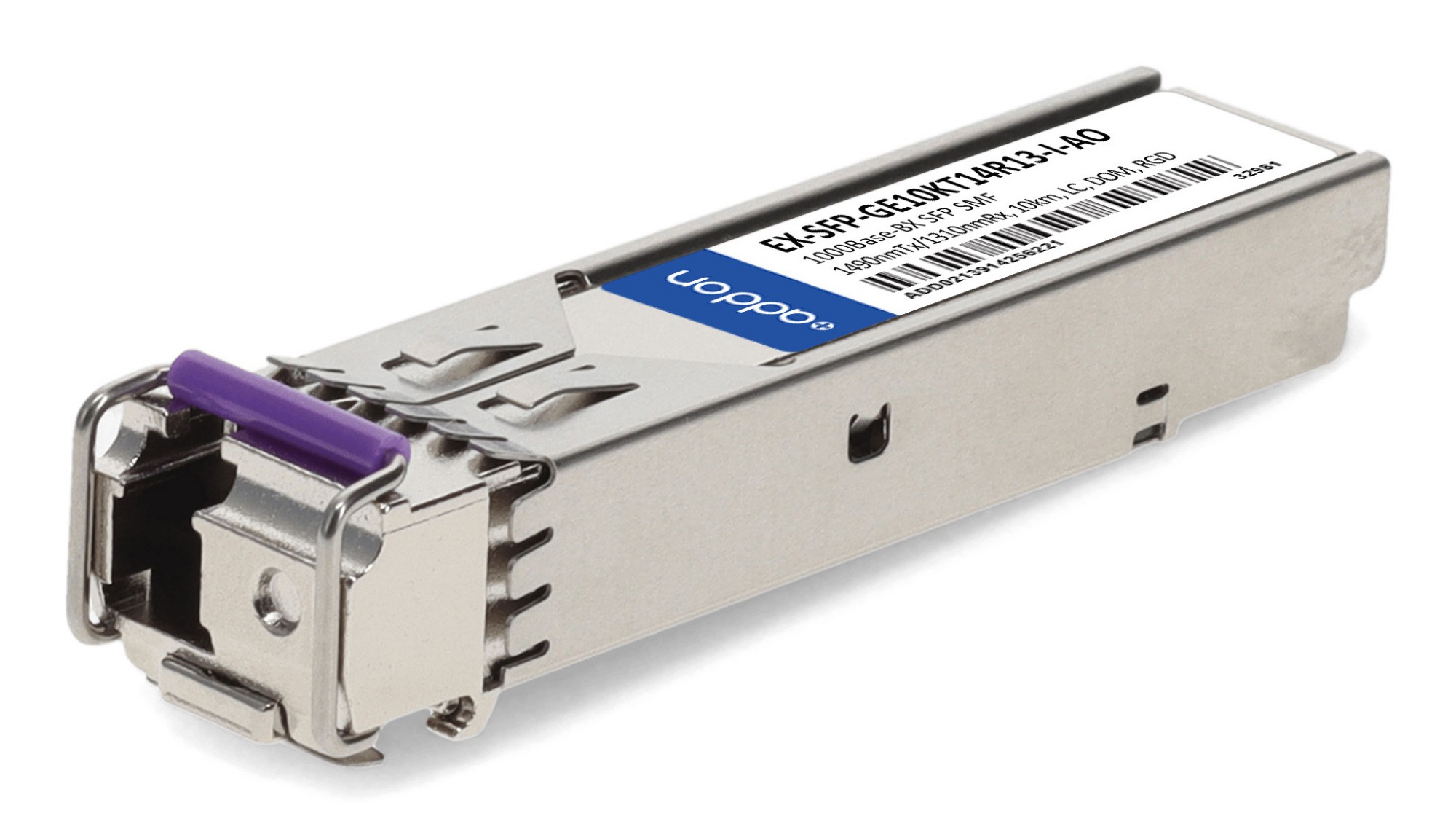 AddOn Networks EX-SFP-GE10KT14R13-I Compatible 1G SFP 10 km TAA Compliant Transceiver