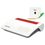 FRITZ!Box FRITZBox 5590 Fiber XGS-PON wireless router Gigabit Ethernet Dual-band (2.4 GHz / 5 GHz) White
