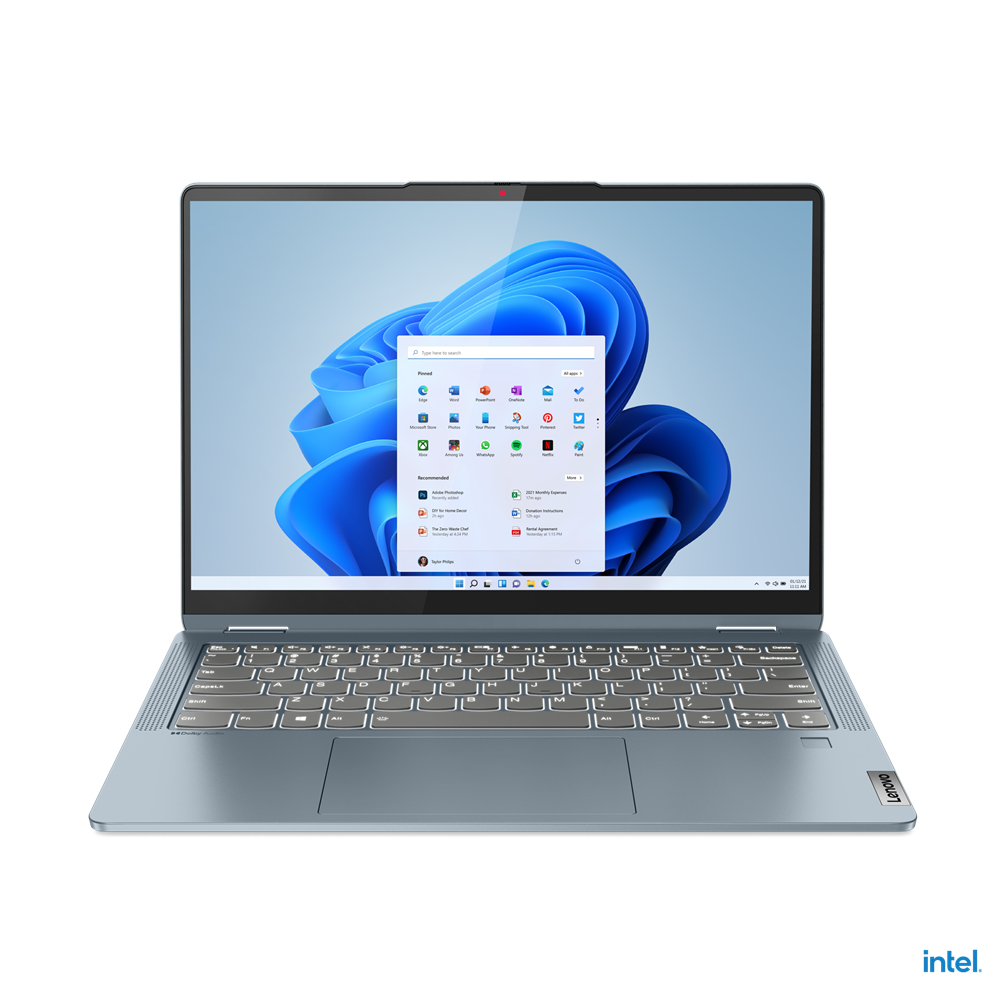 Lenovo IdeaPad Flex 5 14IAU7 Intel® Core™ i5 i5-1235U Hybrid (2-in-1) 35.6 cm (14") Touchscreen WUXGA 8 GB LPDDR4x-SDRAM 256 GB SSD Wi-Fi 6 (802.11ax) Windows 11 Home in S mode UK English Blue