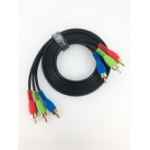 Axiom RCA 1.8m component (YPbPr) video cable 70.9" (1.8 m) 3 x RCA Black