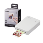 Canon Selphy QX20 Instant Photo Printer - Sand White - Printer + 60 Shot Pack