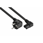 Kabelmeister SK0151-S050 electriciteitssnoer Zwart 5 m Netstekker type E+F C15 stekker