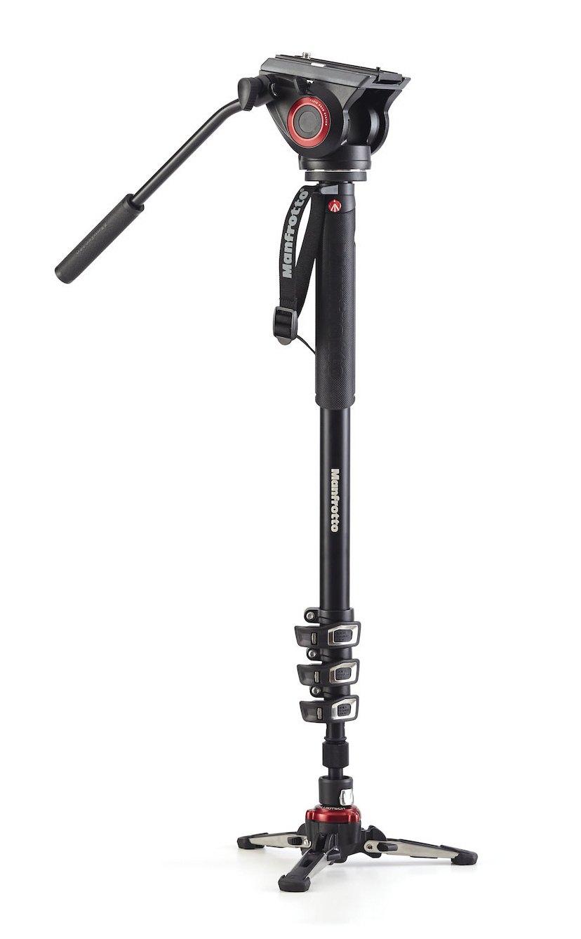 MVMXPRO500 camera monopod 1/4, 3/8" Aluminium Black