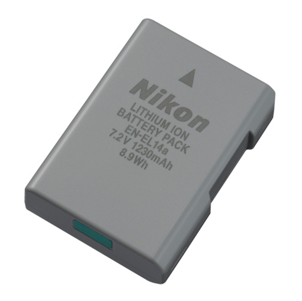 Image of Nikon EN-EL14a Lithium-Ion (Li-Ion) 1230 mAh