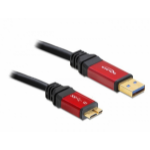 DeLOCK 1.0m 3.0 USB A/micro-B USB cable 1 m USB 3.2 Gen 1 (3.1 Gen 1) Micro-USB B