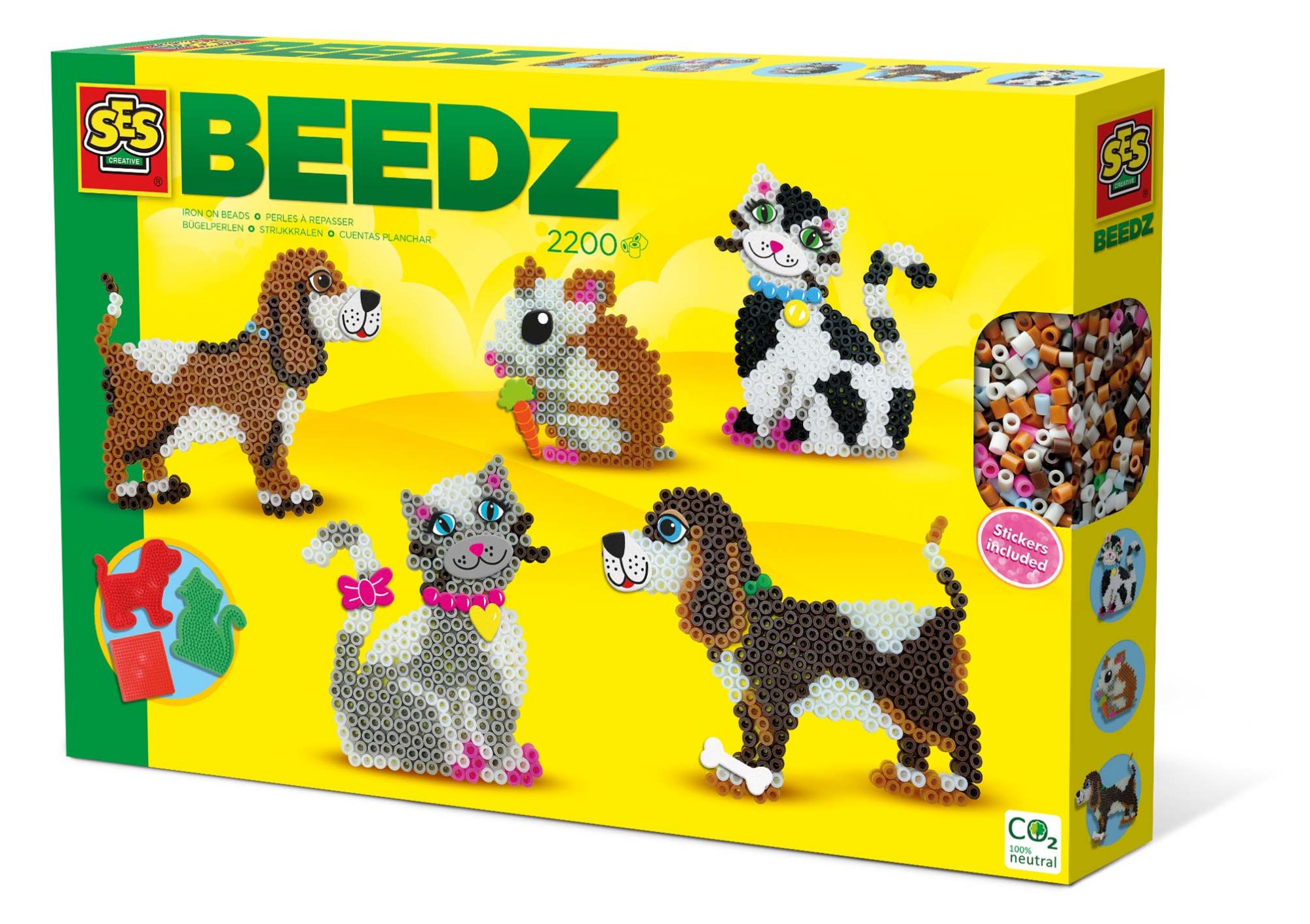 SES Creative Beedz Iron on beads - Pets