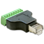 DeLOCK 65389 cable gender changer RJ45 8p Black, Green