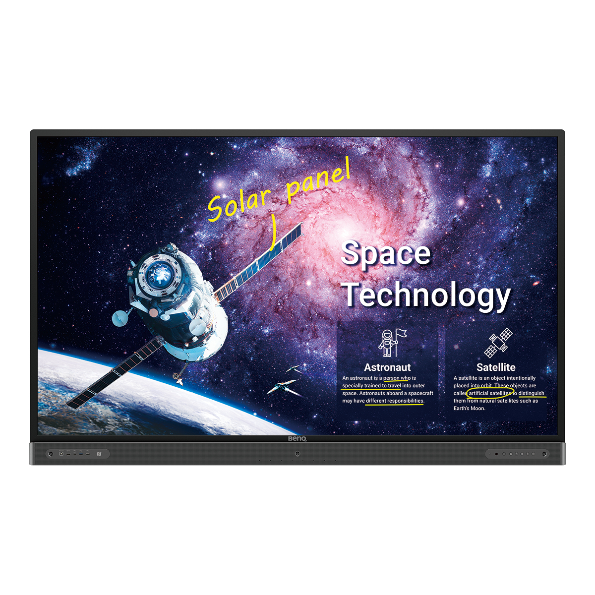 Image of BenQ RP7502 Interactive flat panel 190.5 cm (75") LCD Wi-Fi 450...