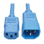 Tripp Lite P005-003-ABL power cable Blue 35.4" (0.9 m) C14 coupler C13 coupler